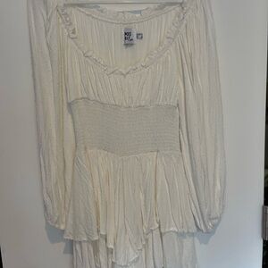 Princess Polly “Love Galore” White Romper – Size US 6 (M)